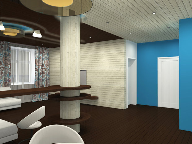 Фотография: Гостиная в стиле Эко – фото на INMYROOM