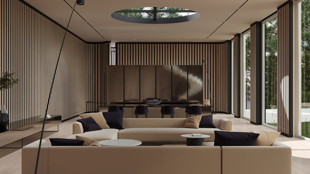 Фото из портфолио House in a modern style – фотографии дизайна интерьеров на INMYROOM