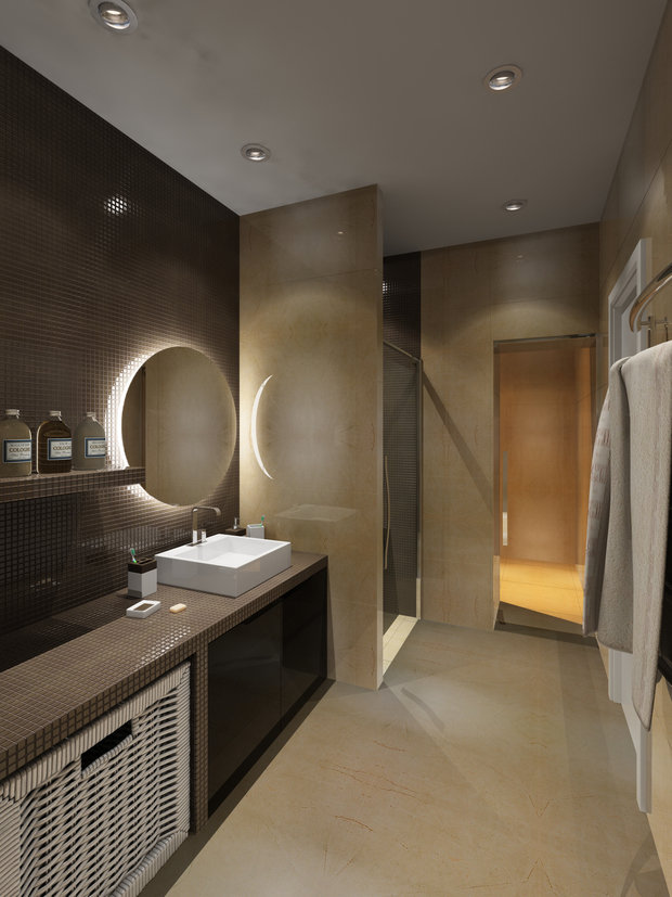 Фотография: Ванная в стиле Хай-тек – фото на INMYROOM