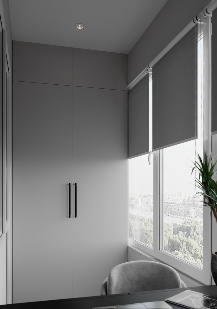 Фотография: Кабинет в стиле Современный, Эклектика, Квартира, Проект недели, Монолитный дом, 3 комнаты, 60-90 метров, Светлана Удзилаури, Брянск – фото на INMYROOM