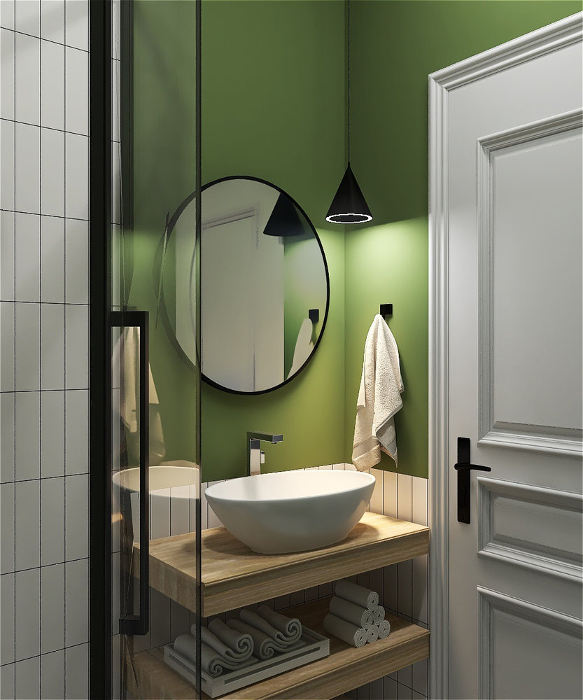 Фото из портфолио Дизайн-проект однокомнатной квартиры в скандинавском стиле – фотографии дизайна интерьеров на INMYROOM Фото из портфолио Дизайн-проект однокомнатной квартиры в скандинавском стиле – фотографии дизайна интерьеров на INMYROOM