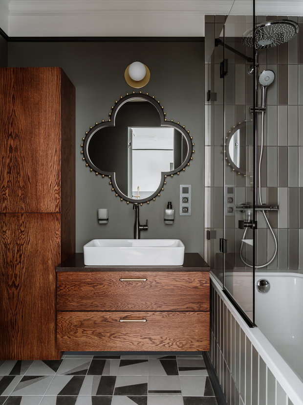 Фотография: Ванная в стиле Современный, Квартира, Проект недели, Москва, 2 комнаты, до 40 метров, Анна Зуева – фото на INMYROOM