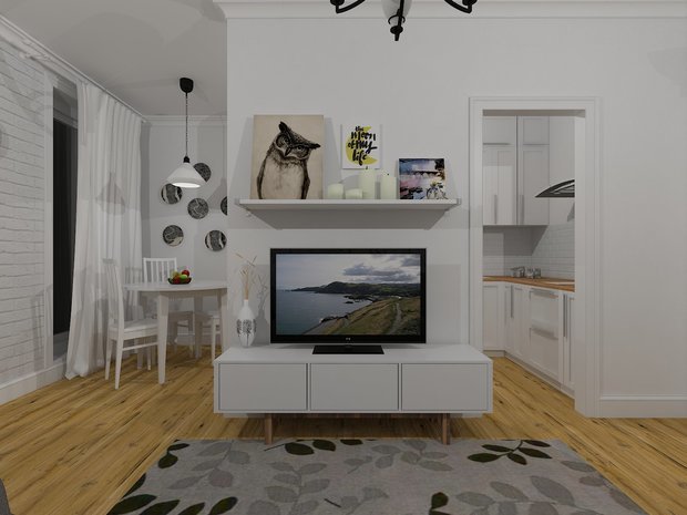 Фото из портфолио Квартира в Скандинавском стиле – фотографии дизайна интерьеров на INMYROOM