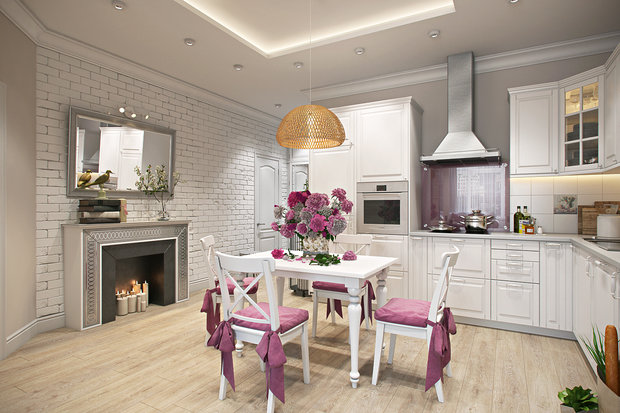 Фото из портфолио Нежные акценты – фотографии дизайна интерьеров на INMYROOM