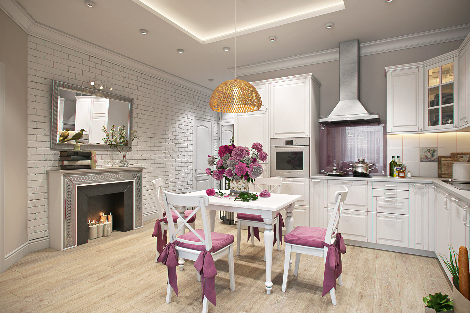 Фото из портфолио Нежные акценты – фотографии дизайна интерьеров на INMYROOM Фото из портфолио Нежные акценты – фотографии дизайна интерьеров на INMYROOM