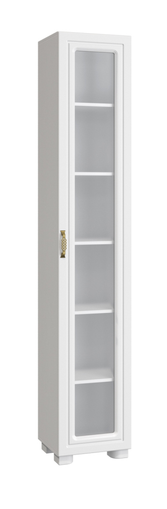 Шкаф-витрина Монблан белого цвета