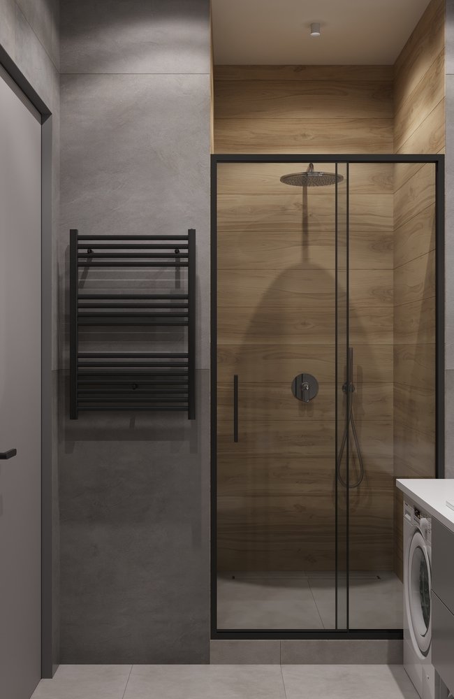 Фотография: Ванная в стиле Современный, Квартира, Проект недели, Москва, 1 комната, 40-60 метров, Deus of House – фото на INMYROOM Фотография: Ванная в стиле Современный, Квартира, Проект недели, Москва, 1 комната, 40-60 метров, Deus of House – фото на INMYROOM