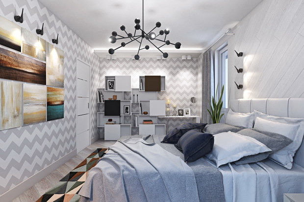 Фото из портфолио Квартира «Вдохновение», 101 кв.м. – фотографии дизайна интерьеров на INMYROOM