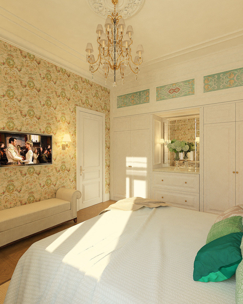 Фото из портфолио "Нескучная классика". Квартира для мамы и дочки. – фотографии дизайна интерьеров на INMYROOM Фото из портфолио "Нескучная классика". Квартира для мамы и дочки. – фотографии дизайна интерьеров на INMYROOM