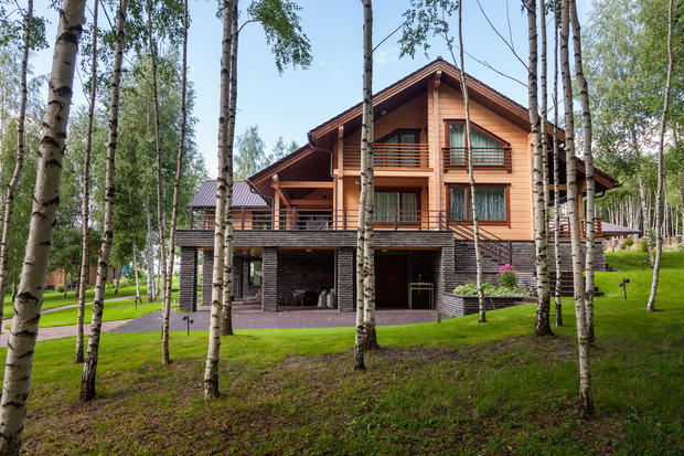 Фото из портфолио Интерьер коттеджа в Нижегородской области – фотографии дизайна интерьеров на INMYROOM