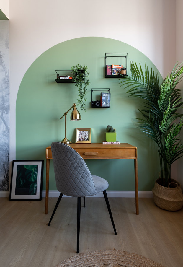 Фотография: Кабинет в стиле Скандинавский, Эклектика, Современный, Малогабаритная квартира, Квартира, Студия, Проект недели, Москва, до 40 метров, Вадим Бычков, Екатерина Бычкова – фото на INMYROOM