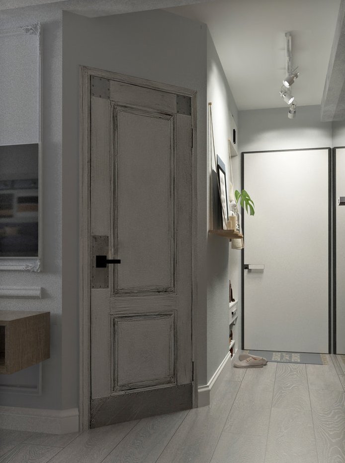 Фотография: Прихожая в стиле Эклектика, Лофт, Квартира, Студия, Дом, Декор, Советы, Белый, Черный, Красный, Серый, Коричневый, 1 комната, 2 комнаты, 3 комнаты, энциклопедия_декор – фото на INMYROOM