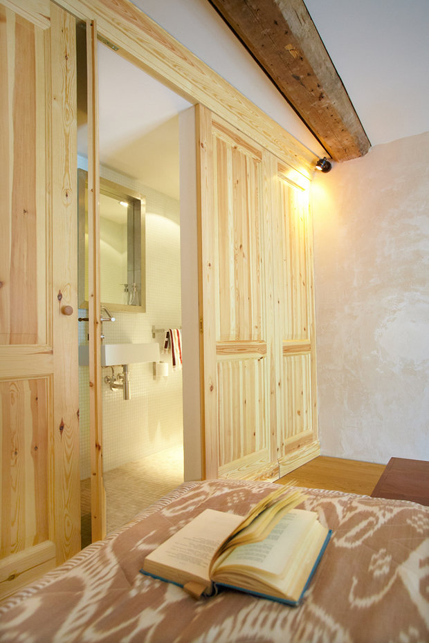 Фотография: Спальня в стиле Прованс и Кантри, Скандинавский, Малогабаритная квартира, Квартира, Дома и квартиры, Проект недели – фото на INMYROOM