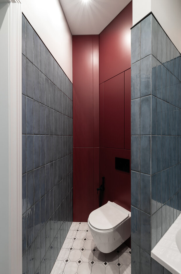 Фотография: Ванная в стиле , Квартира, Проект дня, Сталинка, 2 комнаты, 40-60 метров, минимализм с элементами современного дизайна, Светлана Лепихова – фото на INMYROOM