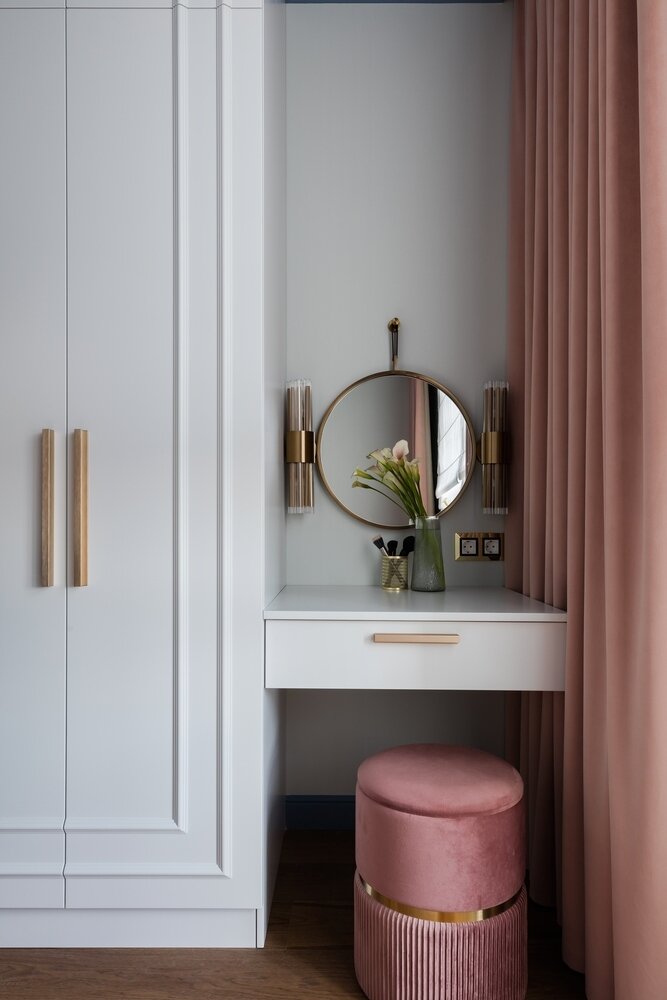 Фотография: Спальня в стиле Классический, Современный, Эклектика, Квартира, Проект недели, Санкт-Петербург, 3 комнаты, 60-90 метров, Олеся Парамонова – фото на INMYROOM Фотография: Спальня в стиле Классический, Современный, Эклектика, Квартира, Проект недели, Санкт-Петербург, 3 комнаты, 60-90 метров, Олеся Парамонова – фото на INMYROOM