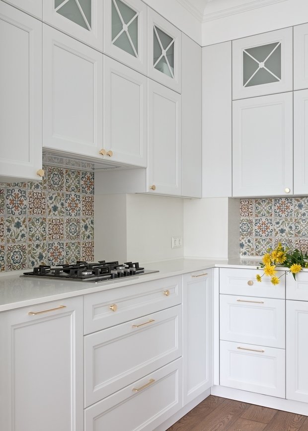 Фотография: Кухня и столовая в стиле Прованс и Кантри, Современный, Квартира, Проект недели, Калининград, 1 комната, 40-60 метров, Алена Николаева, Винтажный – фото на INMYROOM