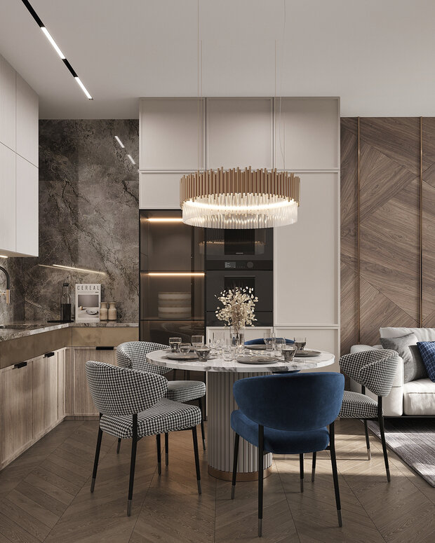 Фото из портфолио Дизайн интерьера квартиры в ЖК «Событие» в современном стиле – фотографии дизайна интерьеров на INMYROOM