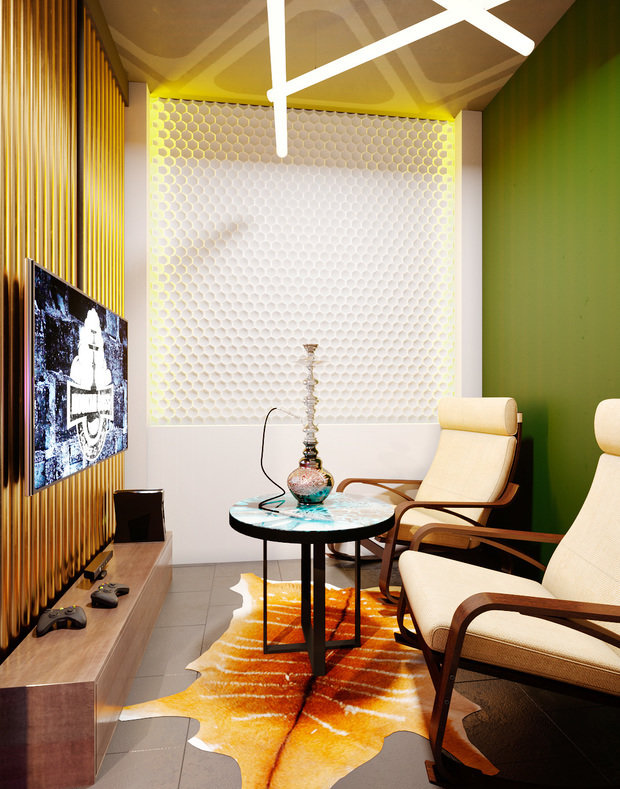 Фото из портфолио Кальянная – фотографии дизайна интерьеров на INMYROOM