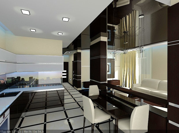 Фото из портфолио Квартира 117 кв.м. – фотографии дизайна интерьеров на INMYROOM