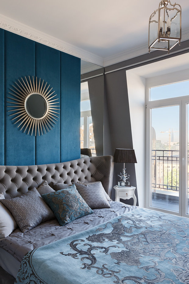 Фотография: Спальня в стиле Классический, Современный, Эклектика, Квартира, Проект дня, Санкт-Петербург, 2 комнаты, 60-90 метров, Инна Азорская – фото на INMYROOM