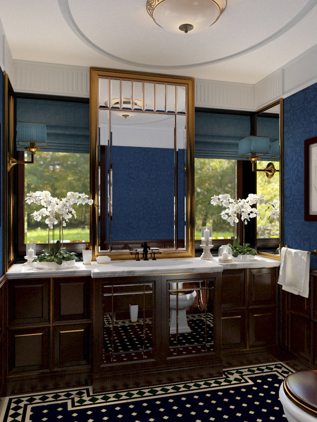 Фото из портфолио Серебряный век – фотографии дизайна интерьеров на INMYROOM