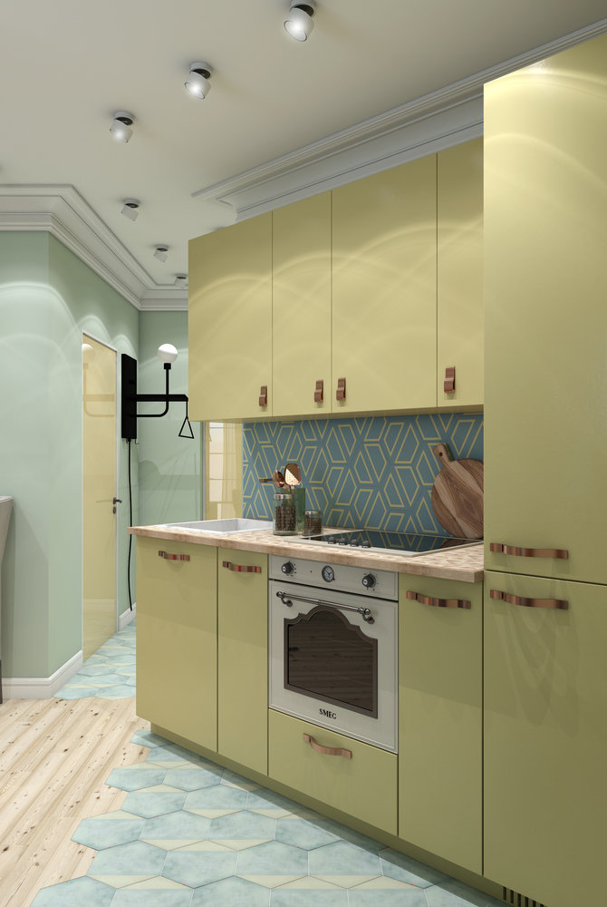 Фотография: Кухня и столовая в стиле Современный, Квартира, Студия, Проект недели, Марина Саркисян, Финляндия, до 40 метров – фото на INMYROOM