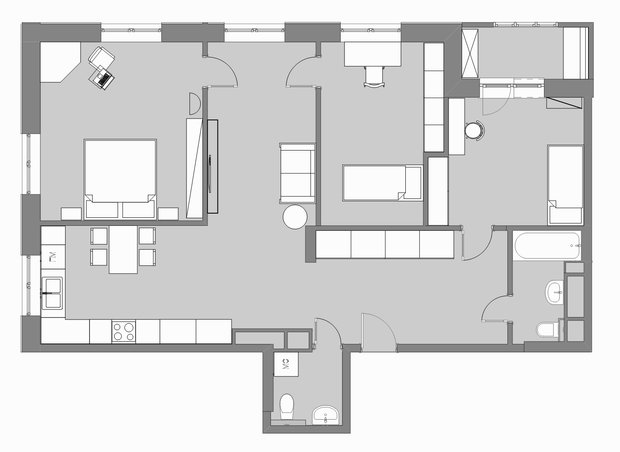 Фото из портфолио Жк Рассказово – фотографии дизайна интерьеров на INMYROOM