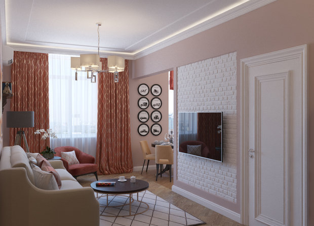 Фото из портфолио проспект Мира – фотографии дизайна интерьеров на INMYROOM
