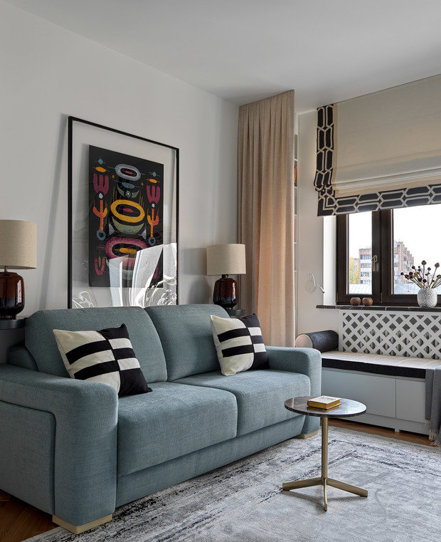 Фотография: Кабинет в стиле Современный, Квартира, Проект недели, Москва, 4 и больше, Более 90 метров, Влада Стеблина – фото на INMYROOM