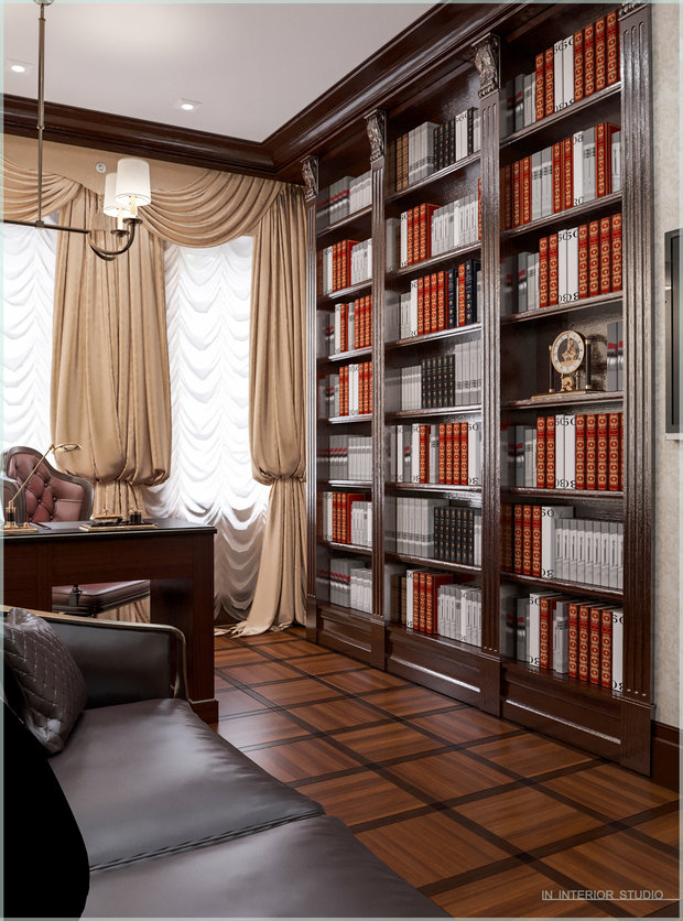 Фото из портфолио Русская Классика – фотографии дизайна интерьеров на INMYROOM