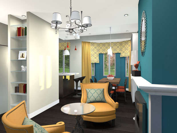 Фото из портфолио "Малахитовая шкатулка", 2014 – фотографии дизайна интерьеров на INMYROOM