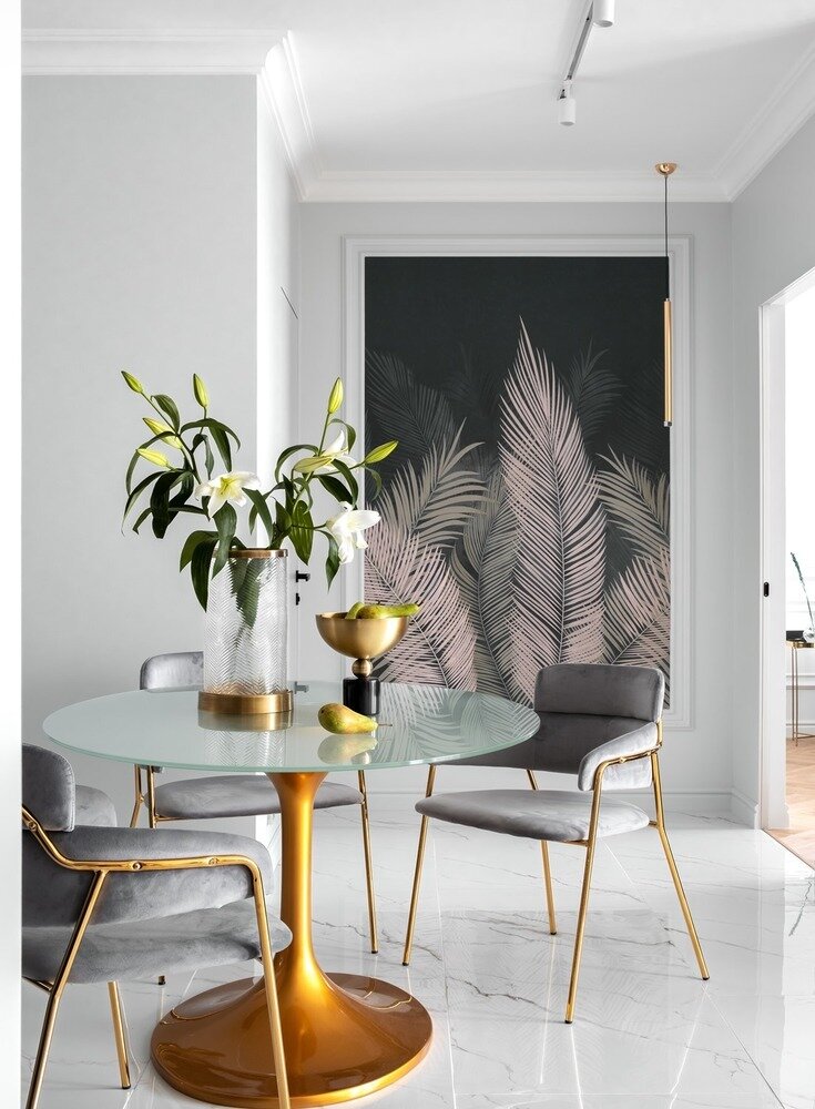 Фотография: Кухня и столовая в стиле Современный, Классический, Квартира, Проект недели, Москва, Марина Козлова, 3 комнаты, 60-90 метров, ColorCode Interiors – фото на INMYROOM