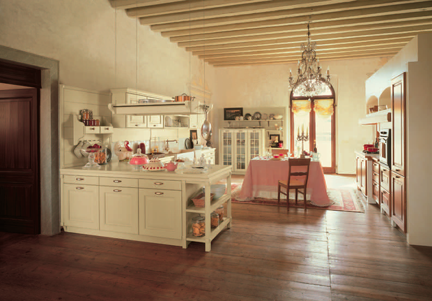 Фотография: Кухня и столовая в стиле Прованс и Кантри, Интерьер комнат – фото на INMYROOM