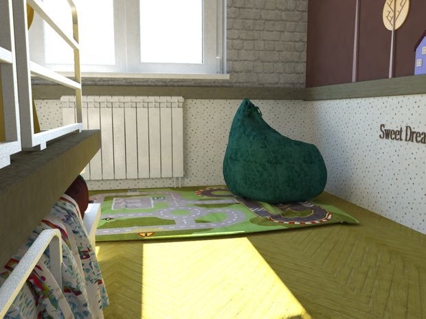 Фото из портфолио Детская "Каждый сантиметр на счету" – фотографии дизайна интерьеров на INMYROOM