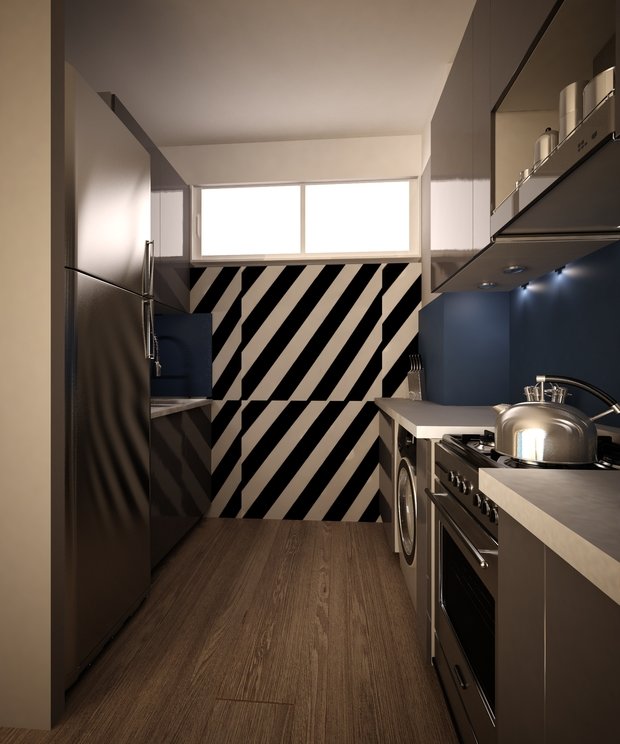 Фото из портфолио Квартира для девушки – фотографии дизайна интерьеров на INMYROOM