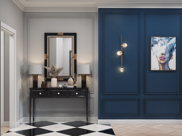 Фотография: Прихожая в стиле Современный, Квартира, Проект недели, Москва, 4 и больше, Более 90 метров, Диана Бганова – фото на INMYROOM