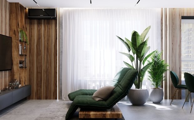 Фотография: Гостиная в стиле Лофт, Современный, Квартира, Проект недели, Санкт-Петербург, 3 комнаты, 60-90 метров, Монолитно-кирпичный, Студия 20:18 – фото на INMYROOM