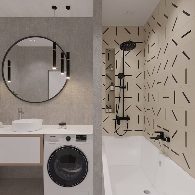 Фото из портфолио ЖК Московский 56кв м – фотографии дизайна интерьеров на INMYROOM