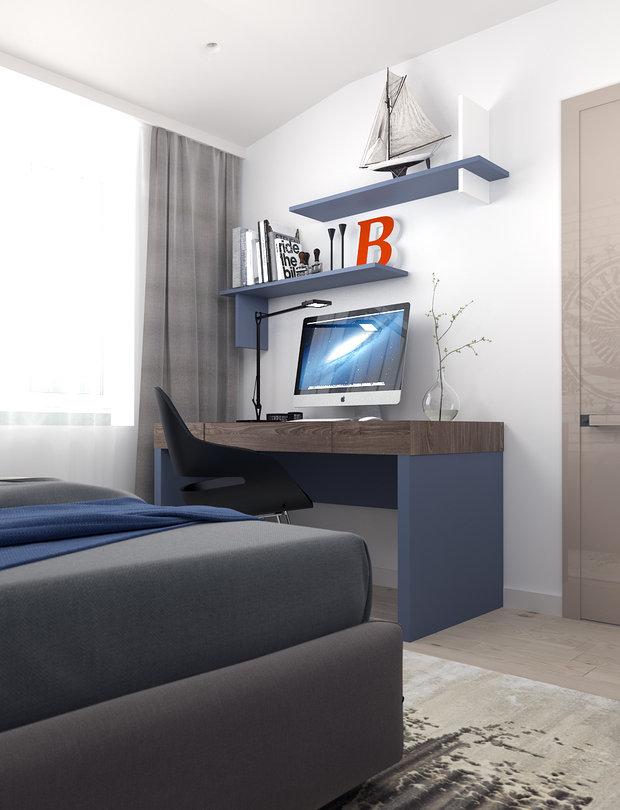 Фото из портфолио Спальня для мальчика – фотографии дизайна интерьеров на INMYROOM