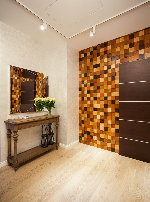 Фотография: Прихожая в стиле Эклектика, Квартира, Россия, Планировки, Eichholtz, SMEG, Декор, Мебель и свет, Белый, Минимализм, Проект недели, Бежевый, Серый, Розовый, Санкт-Петербург, ELE, Boen, Shannon, Toto, Arezia, Johnson Tiles, Karman, Маша Марченко – фото на INMYROOM