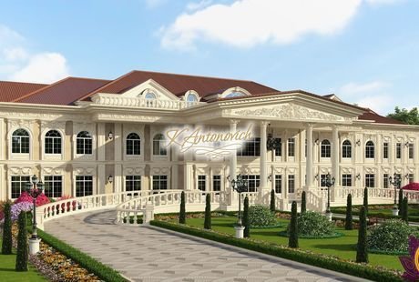 Architectural project in the classical style by Katrina Antonovich
