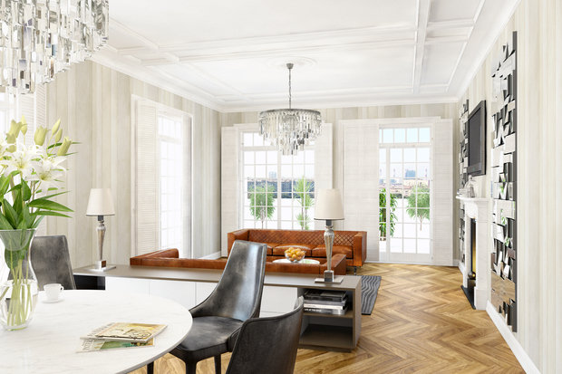 Фото из портфолио Квартира в "Английском квартале" – фотографии дизайна интерьеров на INMYROOM