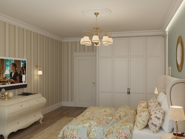 Фото из портфолио Классическая квартира – фотографии дизайна интерьеров на INMYROOM