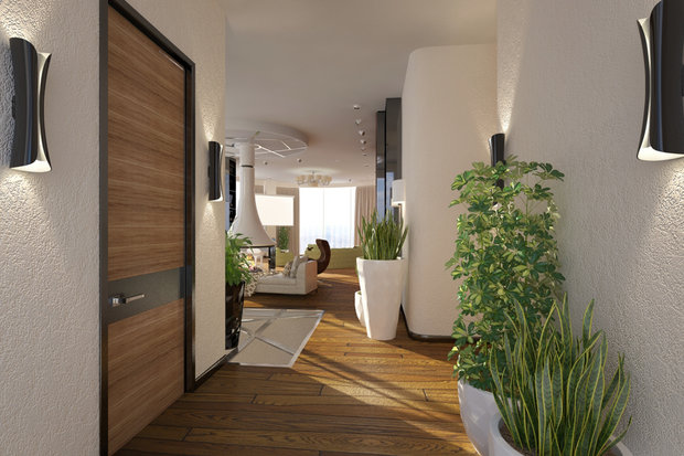 Фото из портфолио Пентхаус двухуровневый – фотографии дизайна интерьеров на INMYROOM