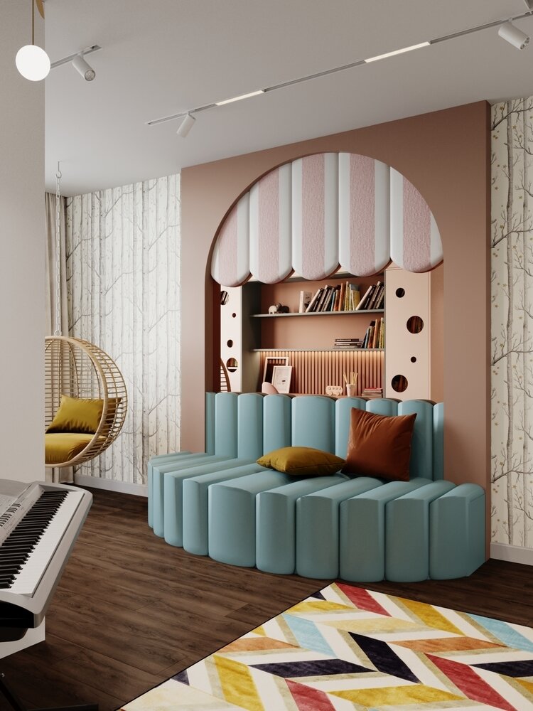 Фотография: Детская в стиле Современный, Эклектика, Квартира, Проект недели, Санкт-Петербург, 4 и больше, Более 90 метров, Монолитно-кирпичный, VizDiz, Илона Ореховская – фото на INMYROOM Фотография: Детская в стиле Современный, Эклектика, Квартира, Проект недели, Санкт-Петербург, 4 и больше, Более 90 метров, Монолитно-кирпичный, VizDiz, Илона Ореховская – фото на INMYROOM