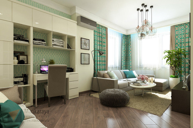 Фото из портфолио Квартира 20м2 – фотографии дизайна интерьеров на INMYROOM