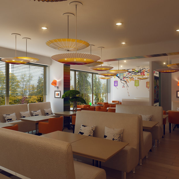 Фото из портфолио кафе ЗАБИЯКИ – фотографии дизайна интерьеров на INMYROOM