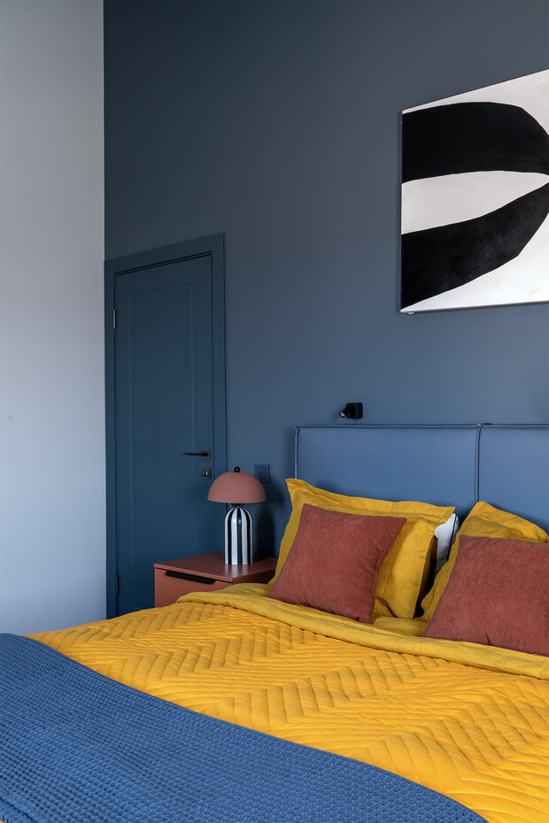 Фотография: Спальня в стиле Современный, Скандинавский, Дом, Проект дня, Дача, Дом и дача, Московская область, 4 и больше, Более 90 метров, Яна Алексеева – фото на INMYROOM