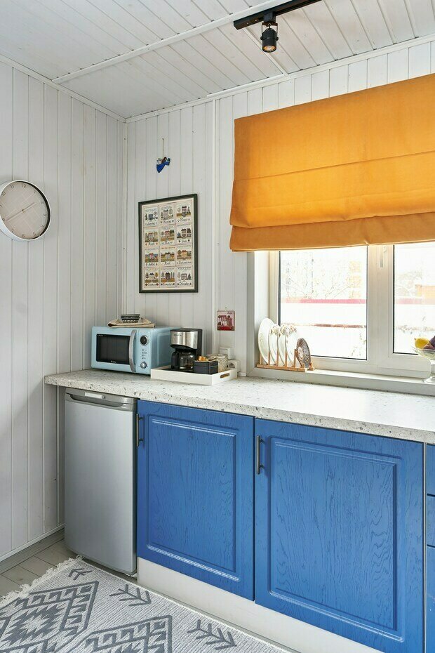 Фотография: Кухня и столовая в стиле Прованс и Кантри, Эклектика, Винтажный, Скандинавский, Проект дня, Дача, Дом и дача, Ирина Собыленская, Сергиев Посад, 2 комнаты, 40-60 метров – фото на INMYROOM