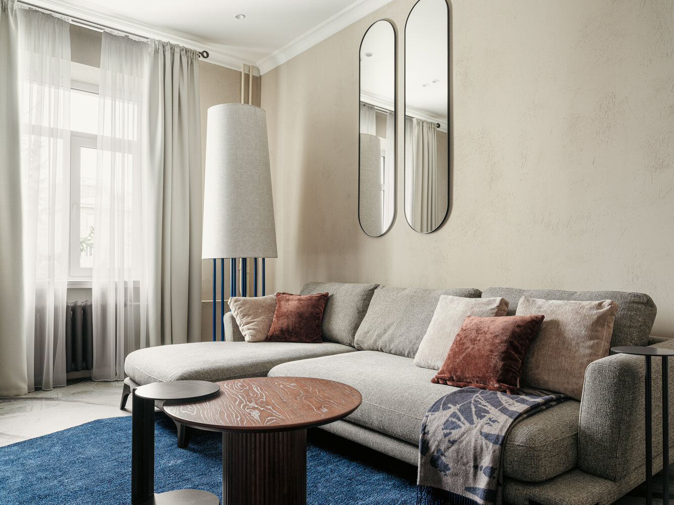 Фотография: Гостиная в стиле Современный, Квартира, Проект дня, Новосибирск, Сталинка, Кирпичный дом, 2 комнаты, 40-60 метров, Татьяна Лейтан, Винтажный, Leytan Design – фото на INMYROOM Фотография: Гостиная в стиле Современный, Квартира, Проект дня, Новосибирск, Сталинка, Кирпичный дом, 2 комнаты, 40-60 метров, Татьяна Лейтан, Винтажный, Leytan Design – фото на INMYROOM